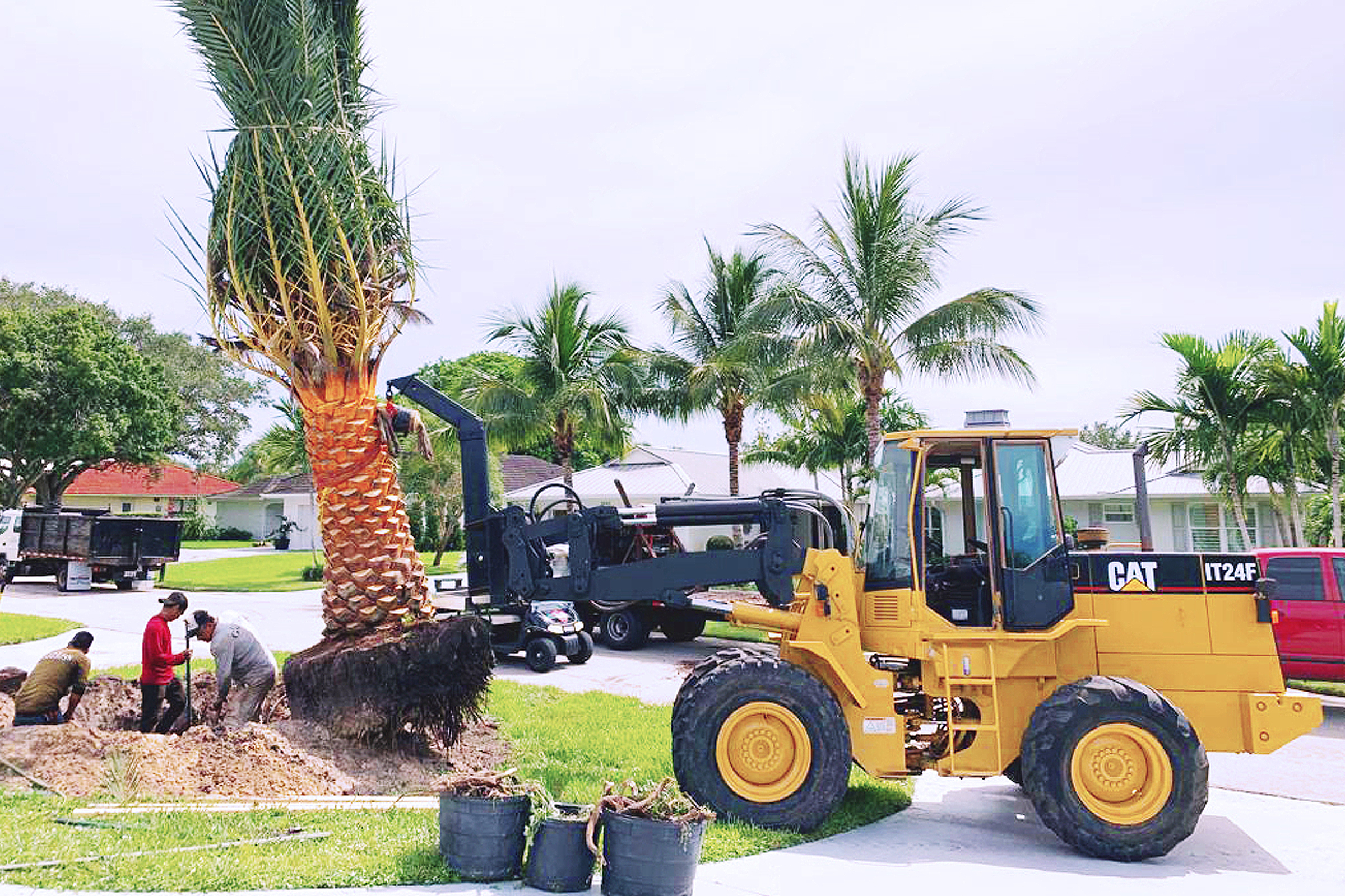 Landscaping delivery