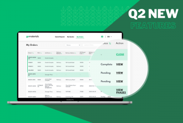 Q2 Updates for the GoMaterials Platform: Phased Orders & Real-Time Order Status
