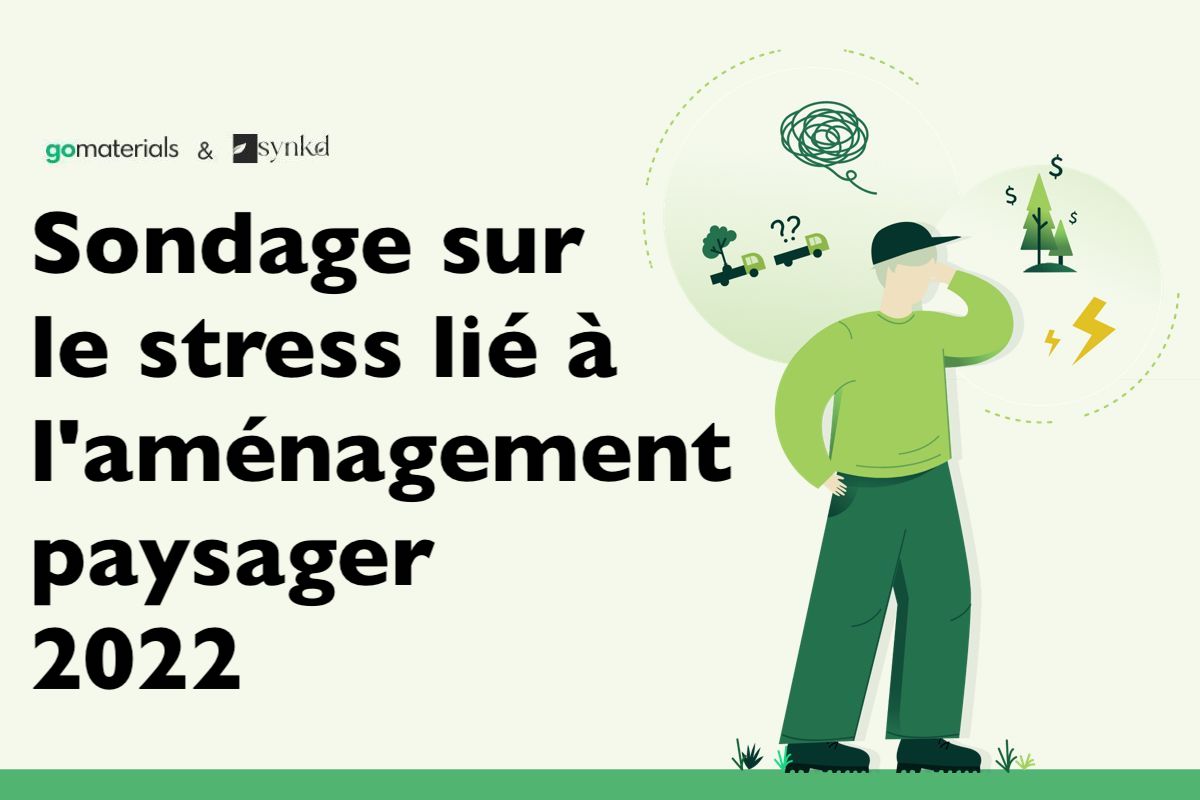 Sondage stress aménagement paysager 2022