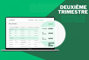 Mises à jour de la plateforme GoMaterials du deuxième trimestre 2022