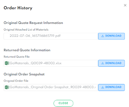 Q2 Update: Order History